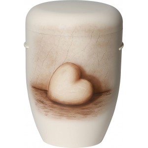 Hand Painted Biodegradable Cremation Ashes Funeral Urn / Casket – Lonely Heart